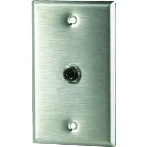 Wall Plate 1-Gang 1/4 In Phono Jack Wall Plate 1-Gang 1/4 In Phono Jack
