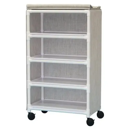 Linen Cart Medium 4-Shelf Linen Linen Cart Medium 4-Shelf Linen