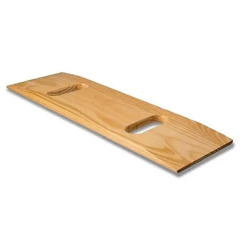 Patient Transfer Board, Heavy-Duty Wood, Holds Up To 440 Pounds, 24"x8"x1" Patient Transfer Board, Heavy-Duty Wood, Holds Up To 440 Pounds, 24"x8"x1"
