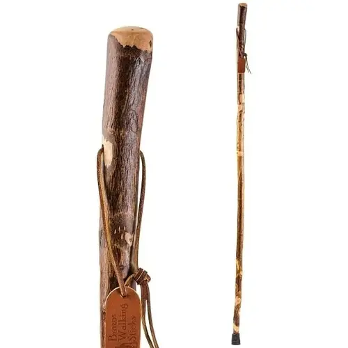 55 In. Trekking/hiking Stick, Lightweight Wood, Made In The Usa, Hawthorn 55 In. Trekking/hiking Stick, Lightweight Wood, Made In The Usa, Hawthorn