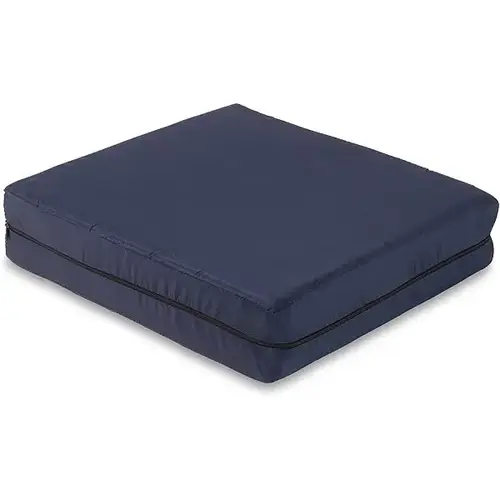 Seat Cushion For Wheelchairs/scooter/car Seats, 4" Thick, 16 X 18, Navy Blue Seat Cushion For Wheelchairs/scooter/car Seats, 4" Thick, 16 X 18, Navy Blue