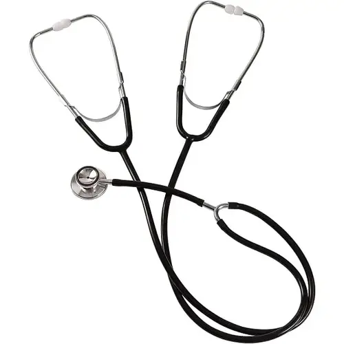 Dual Head Nursing Student/Medical Training Stethoscope, Black Dual Head Nursing Student/Medical Training Stethoscope, Black