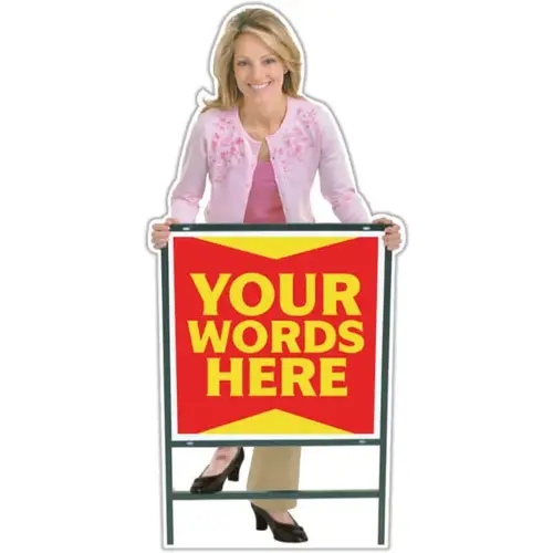 Life Size Semi-Custom Character Cutouts, Sales Agent, 29 X 59 Life Size Semi-Custom Character Cutouts, Sales Agent, 29 X 59