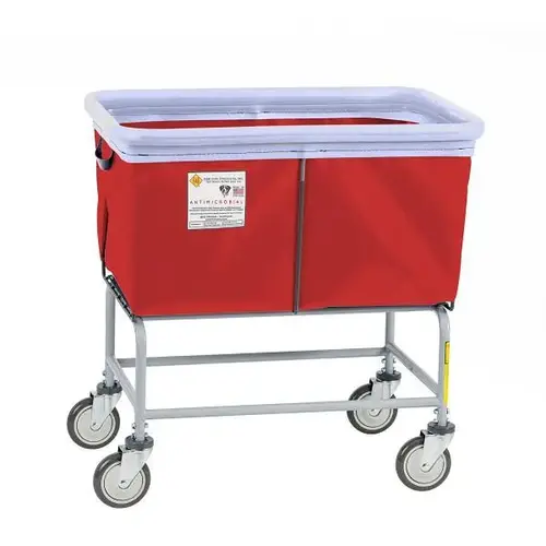 Antimicrobial Elevated Vinyl Bumper Truck 4 Bushel Red Antimicrobial Elevated Vinyl Bumper Truck 4 Bushel Red