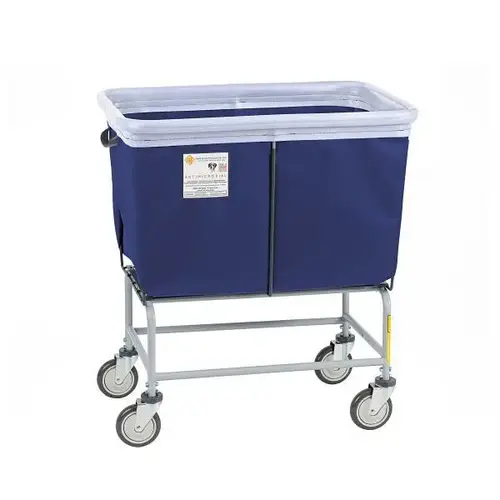 Antimicrobial Elevated Vinyl Bumper Truck 6 Bushel Navy Antimicrobial Elevated Vinyl Bumper Truck 6 Bushel Navy