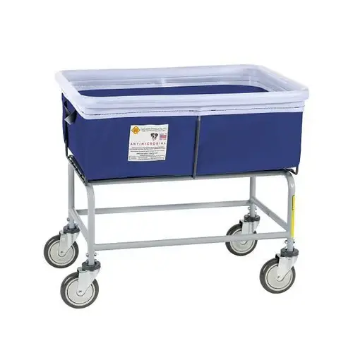 Antimicrobial Elevated Vinyl Bumper Truck 3 Bushel Navy Antimicrobial Elevated Vinyl Bumper Truck 3 Bushel Navy