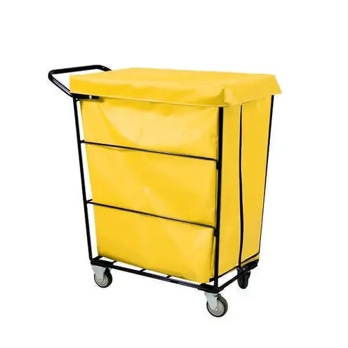 Linen Cart 32cf Yellow 2 Fixed, 2 Swivel Linen Cart 32cf Yellow 2 Fixed, 2 Swivel