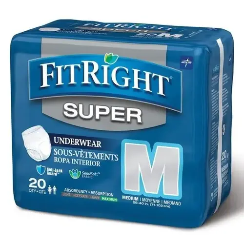 Underwear, Super Protective, Ultra, Medium 28" To 40" - pack of 80 Underwear, Super Protective, Ultra, Medium 28" To 40" - pack of 80