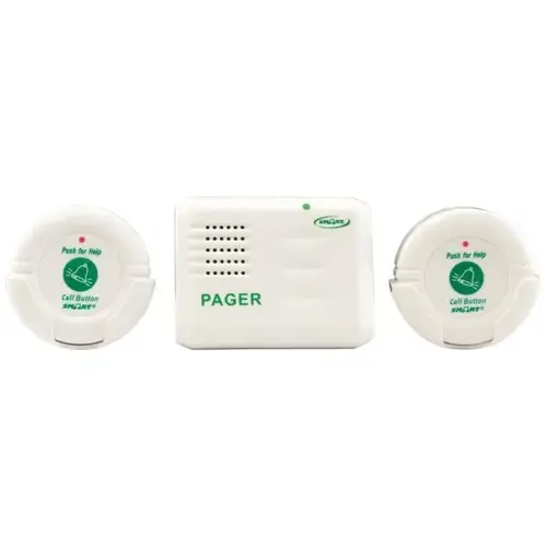 Caregiver Paging System With Two Call Buttons Caregiver Paging System With Two Call Buttons