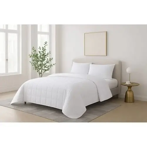 Full Xl Quilted Blanket Rounded Corner Microfiber/Poly Fill - pack of 4 Full Xl Quilted Blanket Rounded Corner Microfiber/Poly Fill - pack of 4