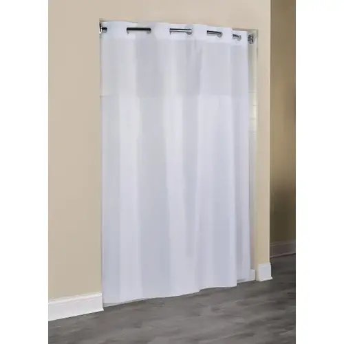 Quickinstall Plainweave Shower Curtain, 71x77" - pack of 12 Quickinstall Plainweave Shower Curtain, 71x77" - pack of 12