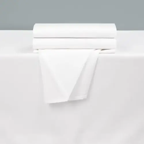 Spun Soft Tablecloth, 100% Polyester, 90in Square, White - pack of 12 Spun Soft Tablecloth, 100% Polyester, 90in Square, White - pack of 12