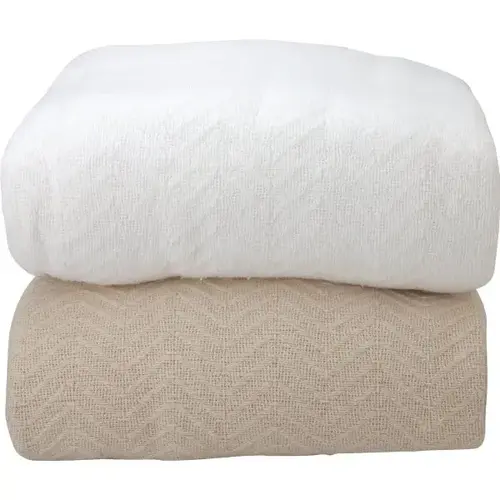 Blanket Queen 90x90 White - pack of 2 Blanket Queen 90x90 White - pack of 2