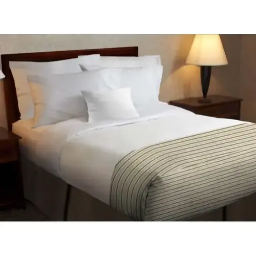 Full Top Sheet 87x120 Beige Stripe Scarf - pack of 12 Full Top Sheet 87x120 Beige Stripe Scarf - pack of 12