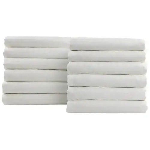 Lotus T-250 Egyptian Fitted Sheet, Queen - pack of 12 Lotus T-250 Egyptian Fitted Sheet, Queen - pack of 12