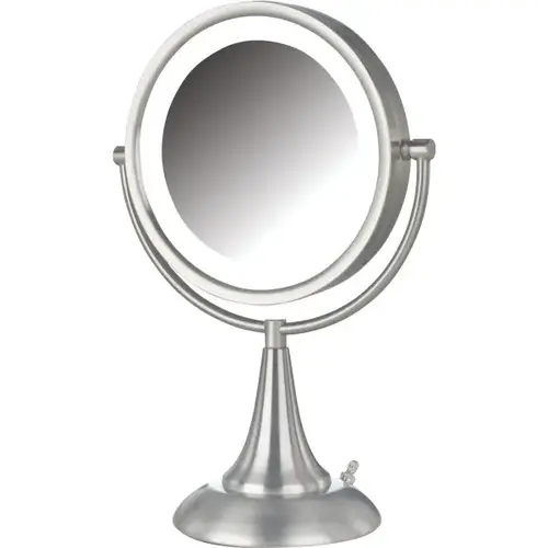 8.5 Tall Vanity Mirror Nickel Led Lighting - pack of 3 8.5 Tall Vanity Mirror Nickel Led Lighting - pack of 3