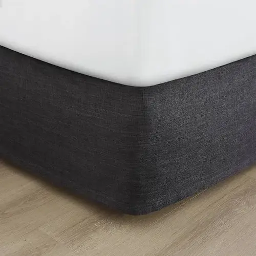 Westbrook Fitted Bed Skirt King Caviar - pack of 12 Westbrook Fitted Bed Skirt King Caviar - pack of 12