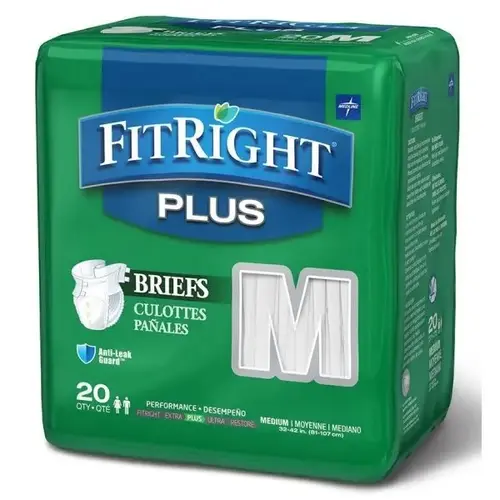 Fitplus Medium Adult Briefs - pack of 20 Fitplus Medium Adult Briefs - pack of 20