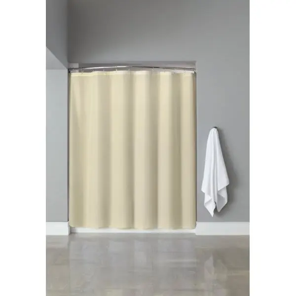 GENERIC PRIVATE BRAND Hooked Style Englewood Shower Curtain 72 X 72 Beige - pack of 12 700011 GENERIC PRIVATE BRAND Hooked Style Englewood Shower Curtain 72 X 72 Beige - pack of 12 700011