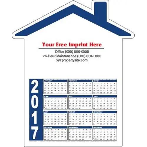 Calendar Magnet, "House" Design - pack of 100 Calendar Magnet, "House" Design - pack of 100
