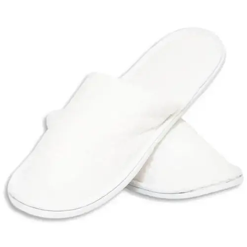 12" Closed Toe Waffle Slipper With Travel Bag - pack of 100 12" Closed Toe Waffle Slipper With Travel Bag - pack of 100
