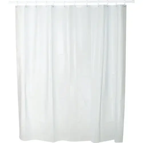 Hooked Style 8 Gauge Vinyl 72" Frost Shower Curtain - pack of 12 Hooked Style 8 Gauge Vinyl 72" Frost Shower Curtain - pack of 12