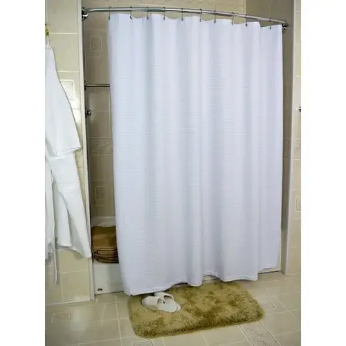 Supreme Waffle 72x78 White With Grommets Shower Curtain - pack of 6 Supreme Waffle 72x78 White With Grommets Shower Curtain - pack of 6