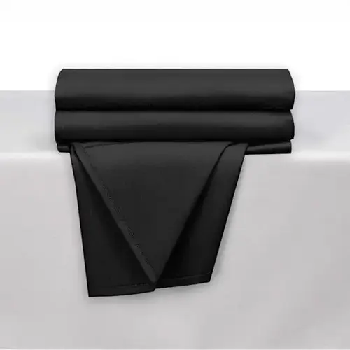 Spun Soft Tablecloth, 100% Polyester, 54x120, Black - pack of 12 Spun Soft Tablecloth, 100% Polyester, 54x120, Black - pack of 12
