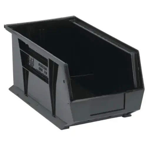 Black Ultra Series Stack And Hang Bins 14-3/4x8-1/4x7 In - pack of 12 Black Ultra Series Stack And Hang Bins 14-3/4x8-1/4x7 In - pack of 12
