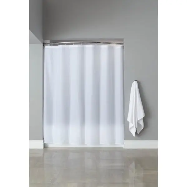 GENERIC PRIVATE BRAND Hooked Style Englewood Shower Curtain 72 X 72 White - pack of 12 700010 GENERIC PRIVATE BRAND Hooked Style Englewood Shower Curtain 72 X 72 White - pack of 12 700010
