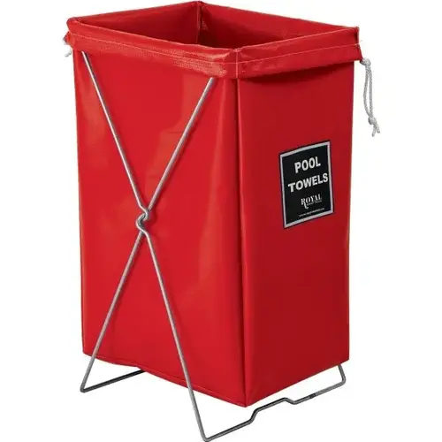 Pool Towel Hamper Bag, Red, Stand Not Included Pool Towel Hamper Bag, Red, Stand Not Included