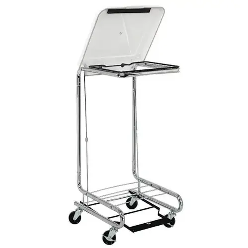 Single Bag Hamper With Foot Activated Lid Single Bag Hamper With Foot Activated Lid
