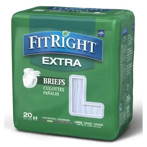 Brief, Clothlike Fitextra Size Large 48" To 58" - pack of 20 Brief, Clothlike Fitextra Size Large 48" To 58" - pack of 20