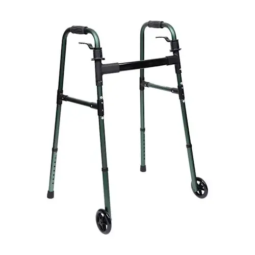 Lightweight Adult Paddle Walker With 5" Wheels - Green Lightweight Adult Paddle Walker With 5" Wheels - Green