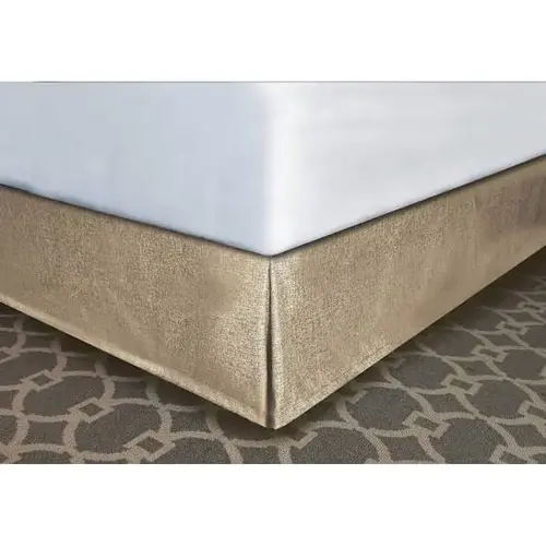 Designer Decor Bed Skirt Caramel Polyester K 76x80x14" - pack of 12 Designer Decor Bed Skirt Caramel Polyester K 76x80x14" - pack of 12