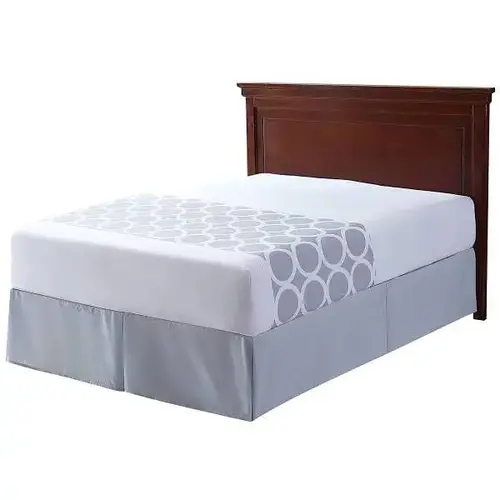 Beyond Impressions King Fitted Bed Skirt Grey Solid - pack of 6 Beyond Impressions King Fitted Bed Skirt Grey Solid - pack of 6