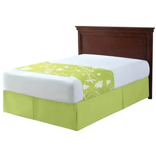 Beyond Impressions Queen Fitted Bed Skirt Green Solid - pack of 6 Beyond Impressions Queen Fitted Bed Skirt Green Solid - pack of 6