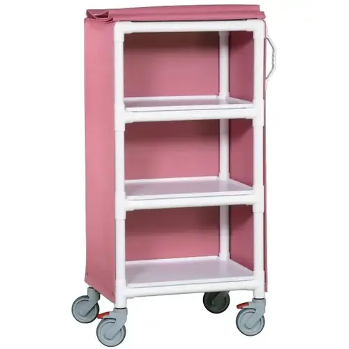 3 Shelf Multi-Purpose Cart In Wineberry 3 Shelf Multi-Purpose Cart In Wineberry