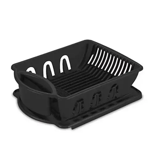 Dish Sink Set - Black - pack of 6 Dish Sink Set - Black - pack of 6