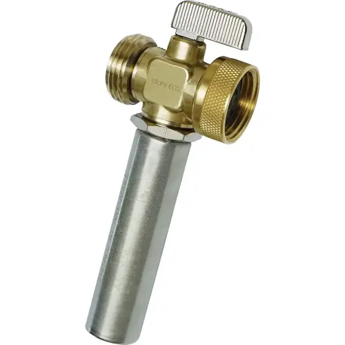 Female Swivel Hose x Male Hose Straight Rough Brass Hose Valve with Water Hammer Arrestor Female Swivel Hose x Male Hose Straight Rough Brass Hose Valve with Water Hammer Arrestor