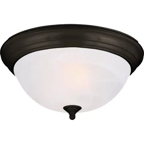 11 In. 2-Light Black Alabaster Glass Flush Mount Ceiling Light Fixture 11 In. 2-Light Black Alabaster Glass Flush Mount Ceiling Light Fixture