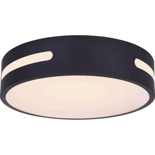 13 In. Black Integrated LED Flush Mount Light Fixture 13 In. Black Integrated LED Flush Mount Light Fixture