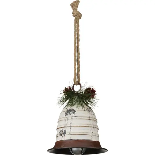 Antique White Beehive Bell Antique White Beehive Bell