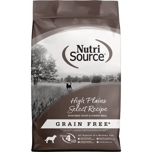NutriSouce 26 Lb. High Plains Select Recipe Grain Free Dog Food NutriSouce 26 Lb. High Plains Select Recipe Grain Free Dog Food
