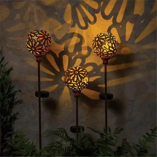 36 In. H. Solar Pollinator Garden Stake 36 In. H. Solar Pollinator Garden Stake