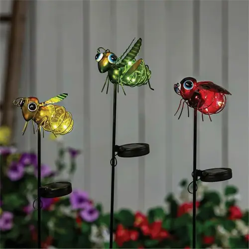 31 In. H. Solar Pollinator Garden Stake 31 In. H. Solar Pollinator Garden Stake