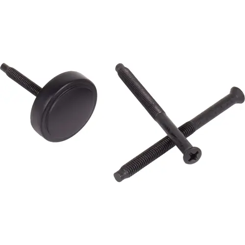 Connecting Screws with Cap for Handleset - Matte Black