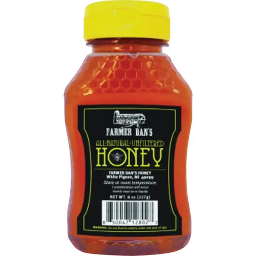8 Oz. Original Unfiltered Honey Squeeze Bottle 8 Oz. Original Unfiltered Honey Squeeze Bottle