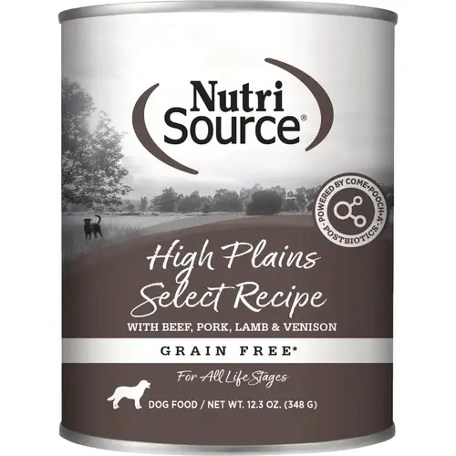 12.3 Oz. High Plains Select Recipe Grain Free Wet Dog Food 12.3 Oz. High Plains Select Recipe Grain Free Wet Dog Food