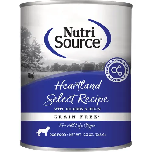 12.3 Oz. Heartland Select Recipe Grain Free Wet Dog Food 12.3 Oz. Heartland Select Recipe Grain Free Wet Dog Food